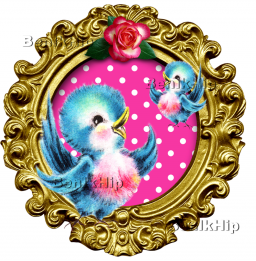 images/productimages/small/Vogeltje goud lijstje fuchsia small BIH.png